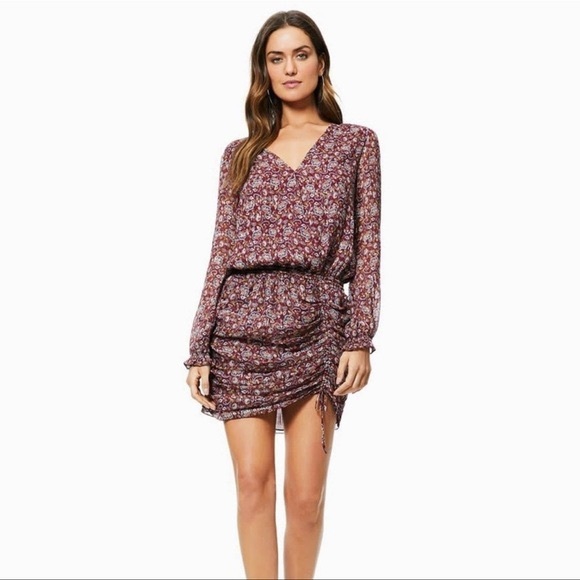 Ramy Brook Dresses & Skirts - 🔥🔥🔥NEW Ramy Brook Silk Vina Printed Ruched Mini Dress